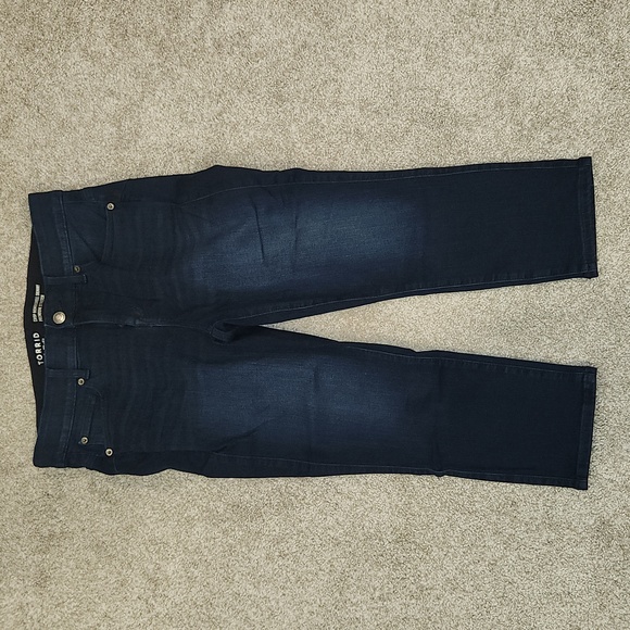 Torrid Womens Deep Indigo Crop Bombshell Premium Stretch Jeans - Picture 6 of 6